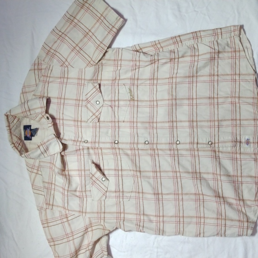 Dickies Button Down Snap Button Shirt